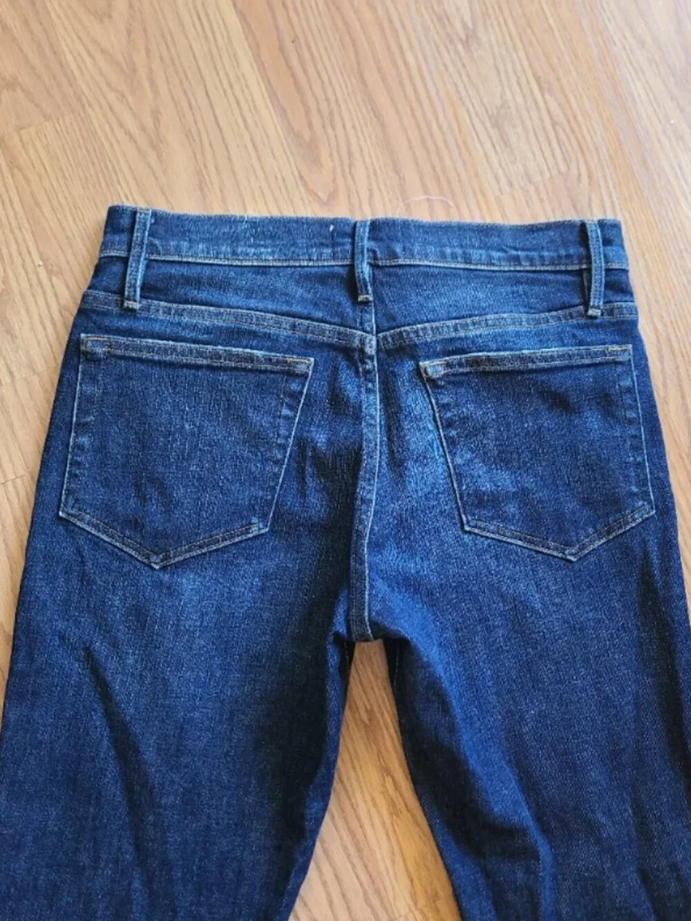 FRAME DENIM LE BOY DISTRESSED BOYFRIEND JEANS FRINGE HEM PONDVIEW DISTRESS sz 27